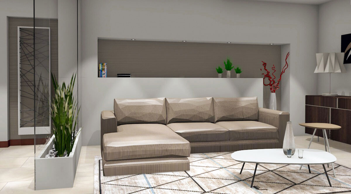 Progettazione zona living 01