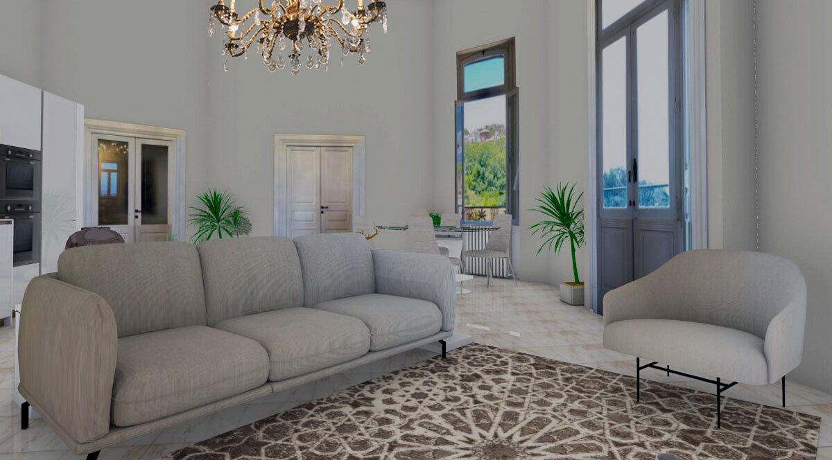 Progettazione zona living - Arredamenti Sorbo